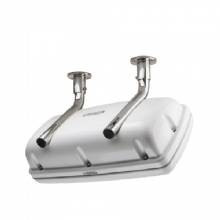 NavPod SystemPod Pre-Cut for Humminbird HELIX 7 Series 7 on the right *AND* 1 additional instrument (3.6" hole) on the left for 9.5" wide guard