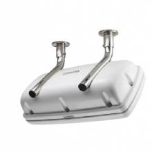 NavPod SystemPod Pre-Cut for Simrad NSS7 evo3 / B&G Zeus3 7 on the right *AND* 1 additional instrument (Simrad IS42 / AP44 / B&G Triton2 square hole) on the left for 9.5" wide guard