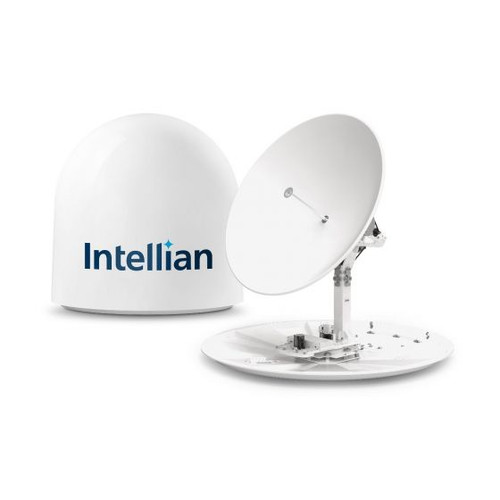 Intellian T4-131BW3H t130N 1.25m  Maritime   Global   Satellite   TV   Antenna   System  in   v130NX   Matching   Radome with heating device