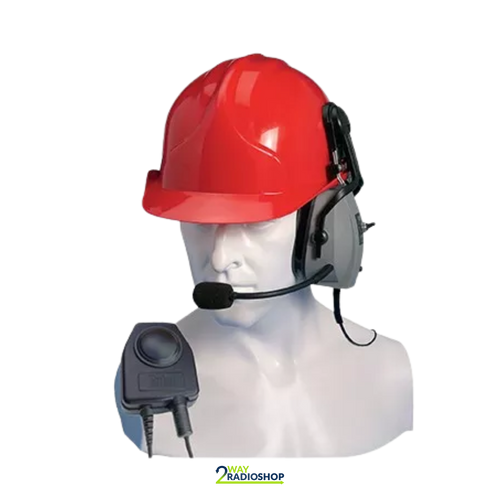 Entel CHP450HS/DX Single earpiece ear defender with large PTT (hard hat use only)
