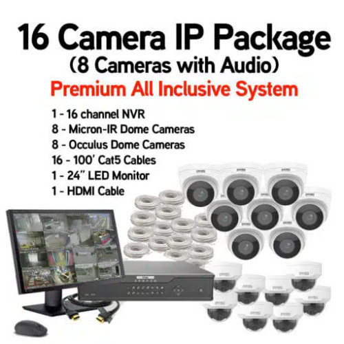 Enviro Cams 16camIPPackage 16 Camera Enviro Security Camera Package