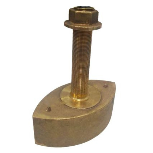 Sitex Bronze Stem Thru-Hull High-Frequency Chirp Transducer - 600w & 130 - 210khz