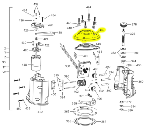 Minn kota 2206411 COVER, TRIM HOUSING, SW