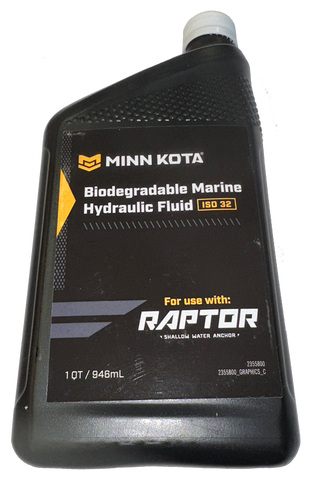 Minn kota 2357700 OIL-HYDRAULIC, QUART, RAPTOR