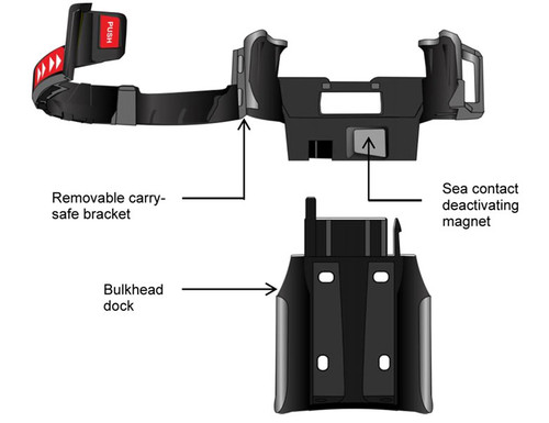 McMurdo 23-297A E8/G8/SAFE/SAFEPRO Manual Bracket Kit  E8/G8/G8
AIS/SAFE/SAFEPRO/SAFEPRO AIS