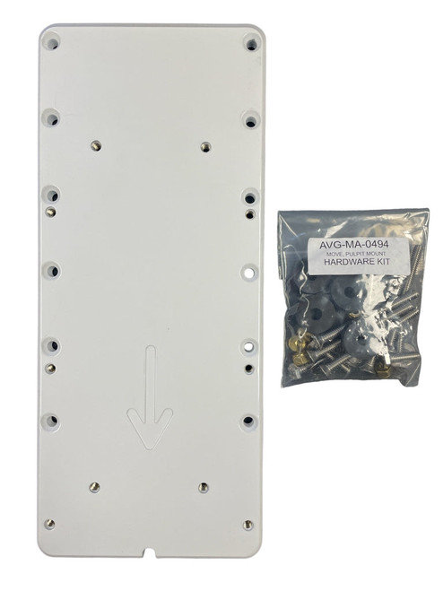 Power Pole MV-MT-PV-EXS-WT MOVE PV Extension Pulpit (Short) WHITE