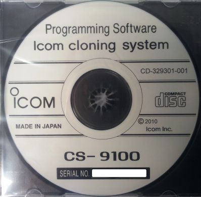 Icom CS9100 Cloning software for 9100