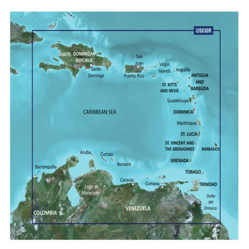 Garmin 010-C0731-00  BlueChart g3 Vision HD - VUS030R - Southeast Caribbean - microSD/SD [CWR-30379]