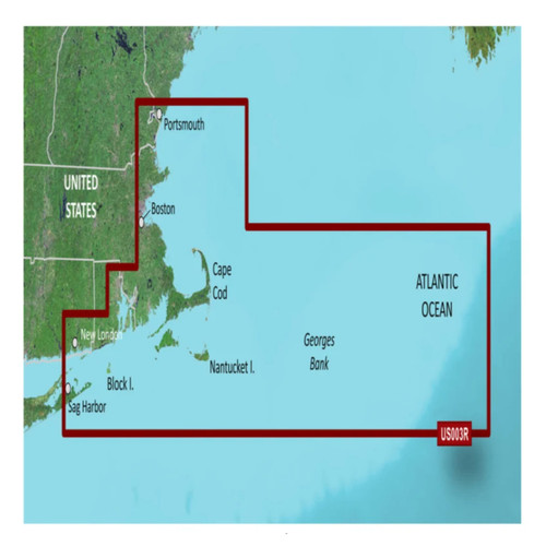 Garmin 010-C0704-00  BlueChart g3 Vision HD - VUS003R - Cape Cod - microSD/SD [CWR-30404]