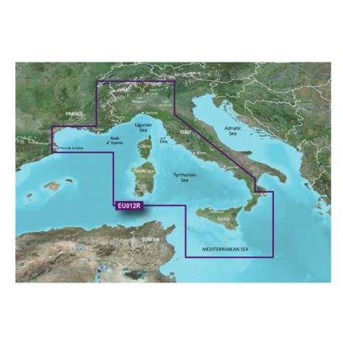 Garmin 010-C0770-00  BlueChart g3 Vision HD - VEU012R - Italy, West Coast - microSD/SD [CWR-30739]