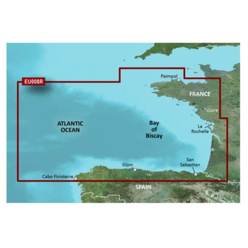 Garmin 010-C0766-00  BlueChart g3 Vision HD - VEU008R - Bay of Biscay - microSD/SD [CWR-30735]
