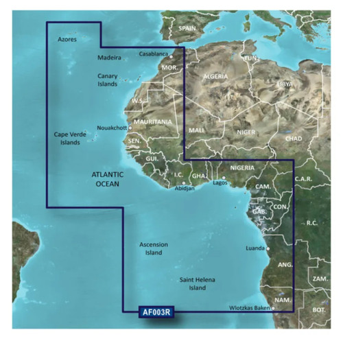 Garmin 010-C0749-20  BlueChart g3 HD - HXAF003R - Western Africa - microSD/SD [CWR-35580]