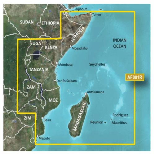 Garmin 010-C0747-20  BlueChart g3 HD - HXAF001R - Eastern Africa - microSD/SD [CWR-35576]