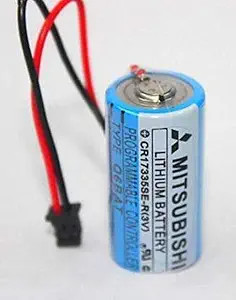 Mitsubishi Q6-BAT COMP-317 PLC BATTERY, 3V LITHIUM WITH CORD/PLUG, MITSUBISHI