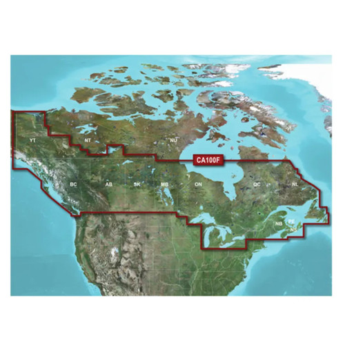 Garmin New OEM g3 Chart Updates LakeVü g3 Canada Inland Maps | microSD/SD, 010-10800-92