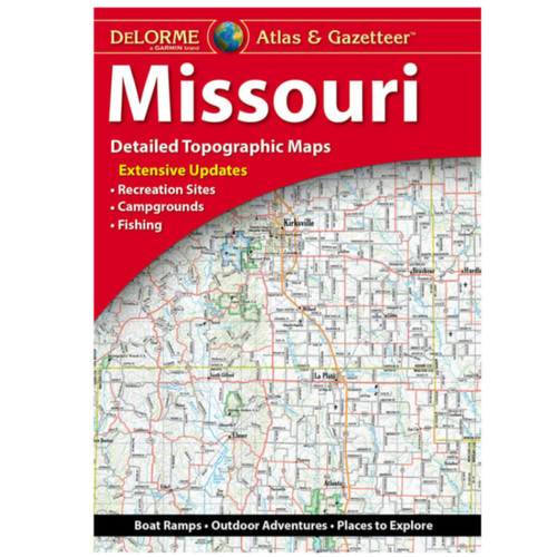 Garmin New OEM DeLorme® Atlas & Gazetteer Paper Maps Missouri, 010-13066-00