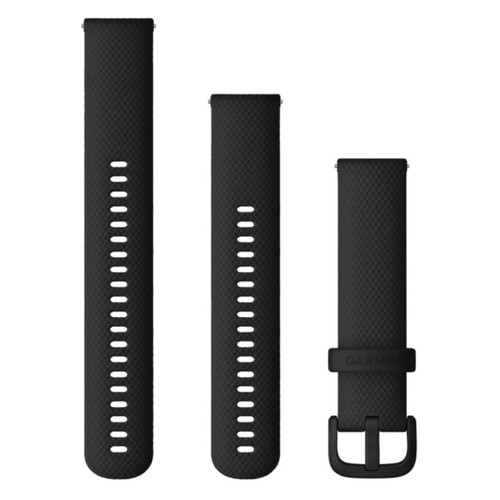 Garmin New OEM Quick Release Bands (20 mm) Black, 010-13021-03