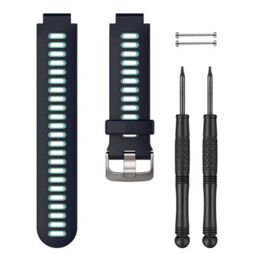 Garmin New OEM Midnight Blue/Frost Blue Watch Band, 010-11251-0P
