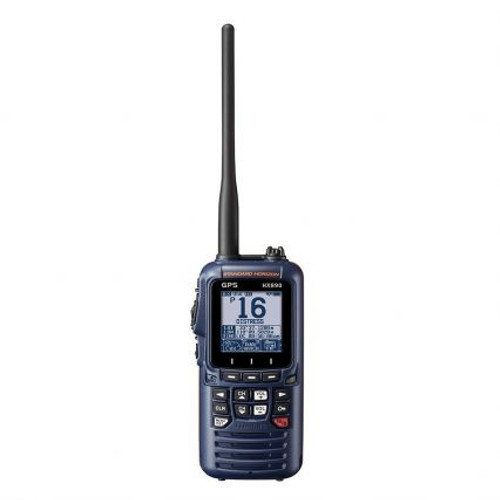 Standard Horizon HX890NB 6W Handheld VHF Class H DSC with integrated GPS, FM radio receiver, built in scrambler