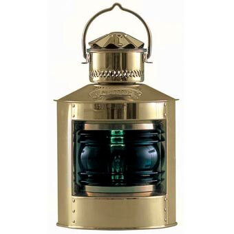 WEEMS & PLATH DHR Electric Side Light, Green,  4" Glass