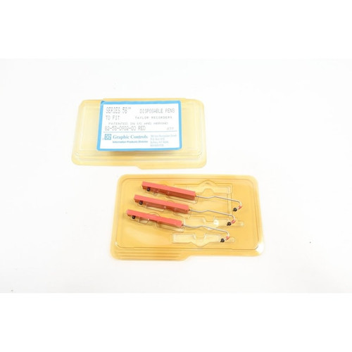 Graphics Control 82-58-0902-03 Series 58 Disposable Pens Chart Recorder Parts And Accessory 3PK