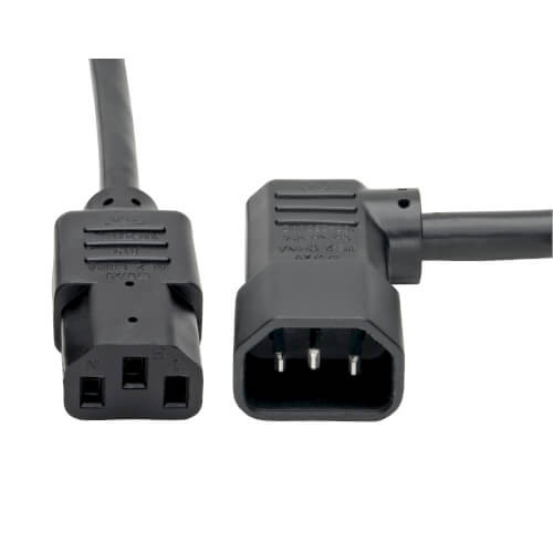 Eaton P005-006-14LA - 6FT LEFT-ANG C14/C13,15A,14AWG