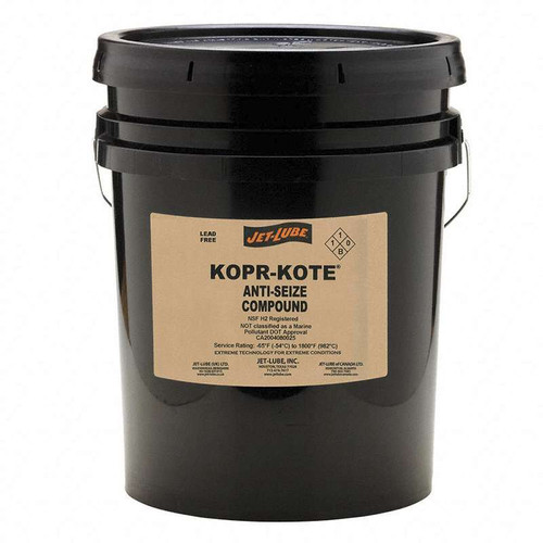 Jet-Lube 10115 Joint/Drill Collar Compound, 5 gal, Pail, Metallic, Kopr-Kote