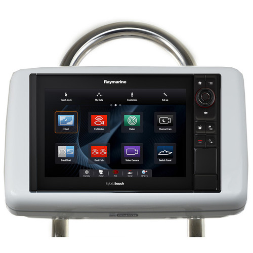 NavPod SailPod Pre-Cut for Raymarine eS127/eS128 & AXIOM PRO 12 for 9.5" wide guard