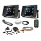 Lowrance HDS Live Bundle - 2 -12" Displays, AI 3-In-1 T/M Transducer, Point 1 GPS, LR-1 Remote & Cabling - 000-15783-001