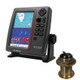 Sitex Svs-760cf Dual Frequency Chartplotter/Sounder W/ Navionics+ Flexible Coverage & Bronze 12 Degree Transducer