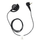 Motorola BDN6720 Flexible Ear Receiver, Black Earpiece without Volume Control (flexible earloop & speaker that rests external to ear Resale Packaging through Parts Dept).