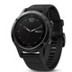 Garmin New OEM fenix® 5 Black Sapphire with Black Band, 010-01688-10