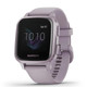 Garmin New OEM Venu® Sq Metallic Orchid Aluminum Bezel with Orchid Case and Silicone Band, 010-02427-02