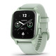 Garmin New OEM Venu? Sq 2 Metallic Mint Aluminum Bezel with Cool Mint Case and Silicone Band, 010-02701-02