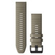 Garmin New OEM QuickFit® 26 Watch Bands Dark Sandstone Silicone, 010-12864-02