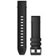 Garmin New OEM QuickFit® 22 Watch Straps Genuine Horween® Leather Strap Black, 010-12738-19