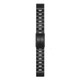 Garmin New OEM QuickFit® 22 Watch Bands Vented Titanium Bracelet with Carbon Gray DLC Coating, 010-12863-09