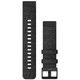 Garmin New OEM QuickFit® 20 Watch Bands Heathered Black Nylon with Black Hardware, 010-12875-00
