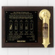 WEEMS & PLATH Weems Brass Stormglass & Plaque Set