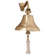 WEEMS & PLATH 5" Brass Bell w/ Off-White Lanyard