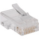 Eaton N030-100-FL - 100PK FLAT CAT5 CONNECTR,SOLID