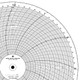 Graphics Control PW 00213824 12H Chart, 9.938 In, 0 to 100, 0.5 Day, PK100