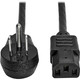 Eaton P007-012-15D - 12FT C13/RA 5-15P CRD,14AWG,