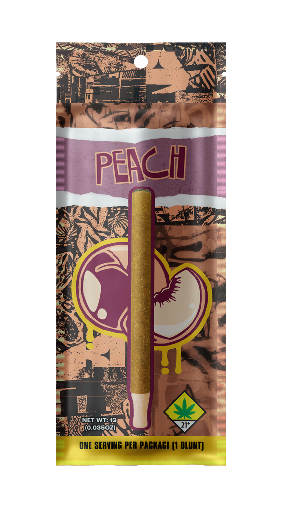 Dougie Blunts Flavors  - Peach - 1 gram