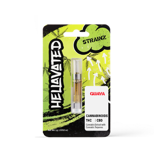 Hellavated Strainz 1 gram cartridge - Guava