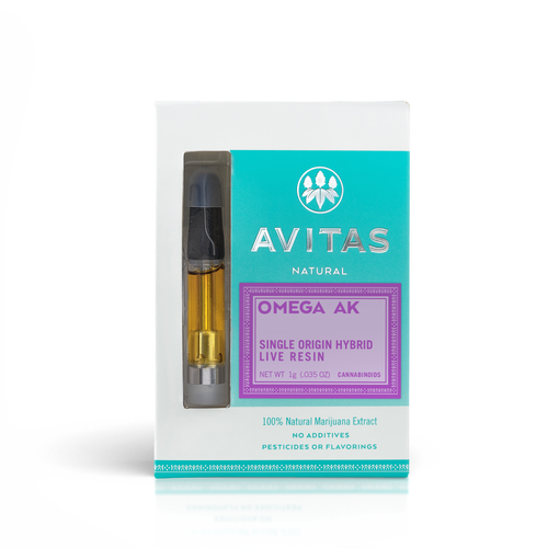 Avitas Live Resin - Omega AK - 1 gram cartridge