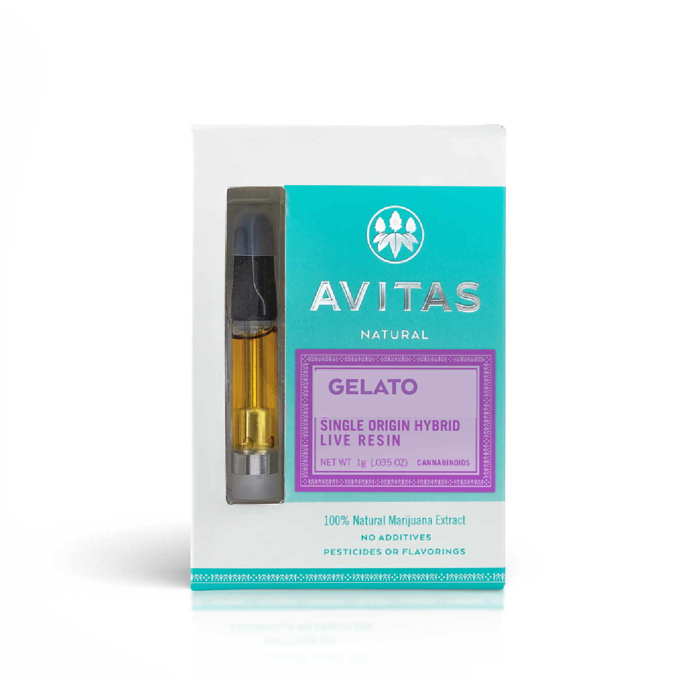 Avitas Live Resin - Gelato - 1 gram cartridge