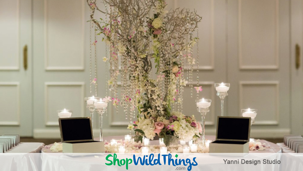 A Romantic Ballroom Reception Featuring Blush, Bashful and Bountiful Bling