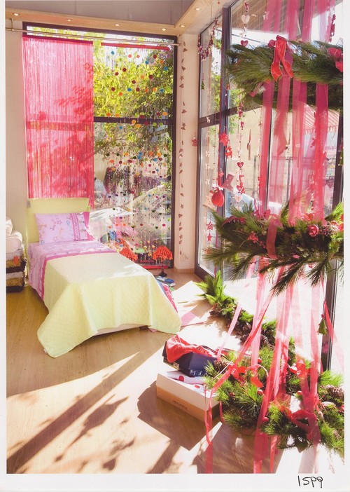 Bead Curtains as Room Dividers to Showcase Space in Your Kids' Rooms