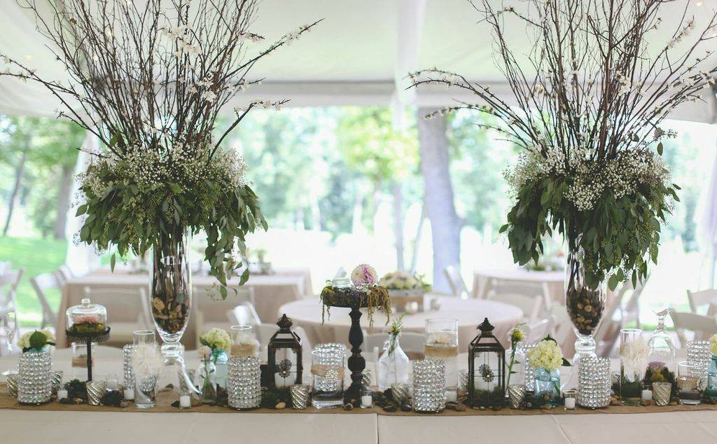 Burlap, Brooches, and Bling | Reception Tent as Outdoor Art